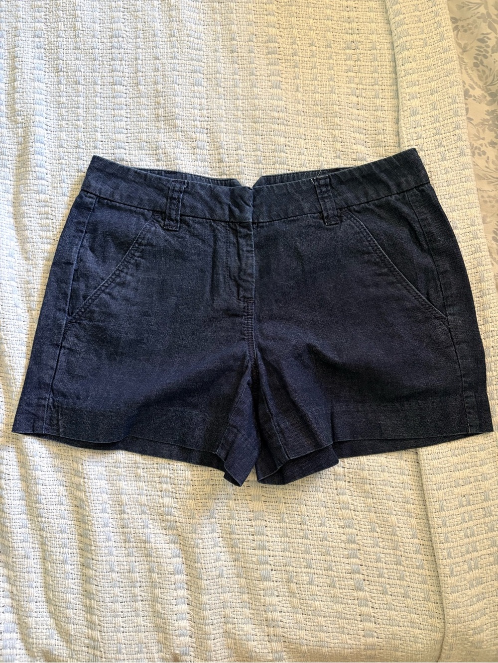 LOFT Dark Navy Denim-Style Women's Shorts